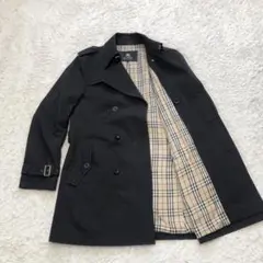 BURBERRY BLACK LABEL トレンチコート ブラック Lサイズのサムネイル