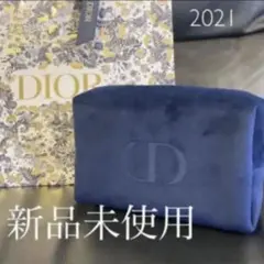 DIOR クリスマス ポーチ 限定  ノベルティ　ネイビー　オファー