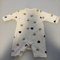ハート柄ロンパース 50-60cm