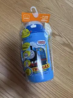 きかんしゃトーマス ストロー付き水筒 450ml 日本製のサムネイル