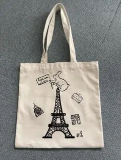 Deuxieme Classe エッフェル塔 うさぎ トートバッグのサムネイル