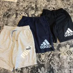 PUMA adidas ハーフパンツ 3点セット J160