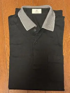 LANVIN ブラック ポロシャツ