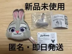ズートピア　フェイスがま口ポーチ　ガチャ　ジュディ　アミューズメント