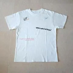 オーバーサイズ半袖Tシャツ　メッセージ刺繍のサムネイル