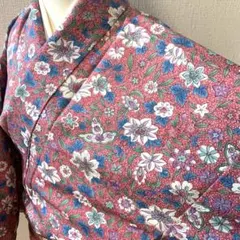 ト*ム様 B259⭐️洗える着物　小紋　着物　袷　逸品　広襟