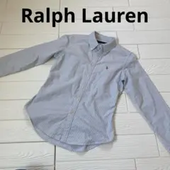 Ralph Lauren ポニーロゴ刺繍 ストライプ ボタンダウンシャツ 9号