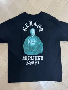 新宿租界　NEW GOD SHINJUKU SOKAI ブラックTシャツ