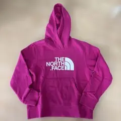 THE NORTH FACE ピンク フード付きキッズパーカー M