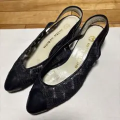 mila schon ウエッジサンダル 濃紺 レースのサムネイル