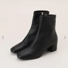 LE TALON 5cmスクエアフィットショートブーツ　美品　M