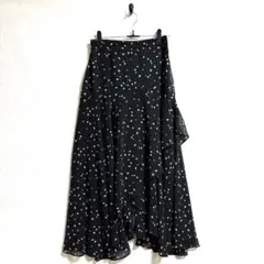 【DHOLIC】ディーホリック　小花柄 フレアロングスカート