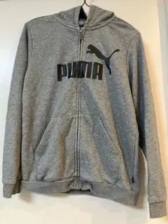PUMA プーマ　フルジップ　パーカー 160 グレー