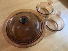 VISIONS Heat'n Eat 蓋付き 耐熱小鍋 保存容器 - メルカリ