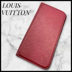 LOUIS VUITTON ヴィトン　iPhoneケース　フォリオ　エピ　レッド