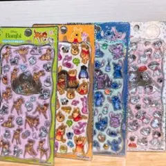 【正規品】新作ディズニー プチドロップステッカー4枚set
