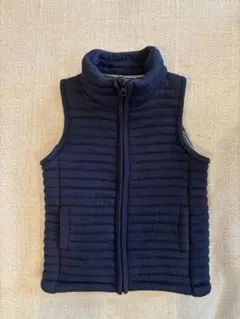 【美品】プチバトー ネイビー ダウンベスト 95cm 3ans