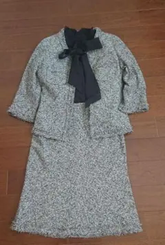 MIX生地7分袖スーツ