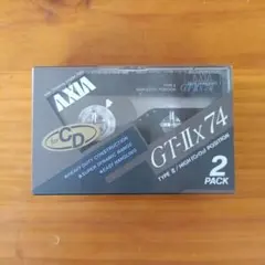 [미개봉] AXIA GT-iX 74 카세트 테이프 2팩