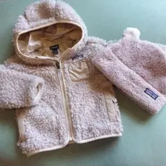 patagonia フリースジャケット 12-18ヶ月 ＆帽子のセット