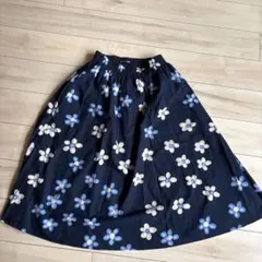 marimekko フラワープリント フレアスカート Mのサムネイル