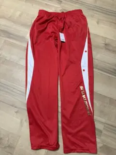 新品ZETT PROSTATUS トレーニングパンツ ジャージ　レッド 3XO