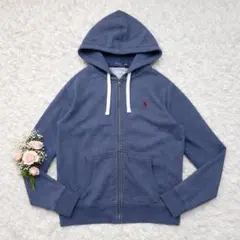 美品 ポロ ラルフローレン ジップアップパーカー スモールポニー swag