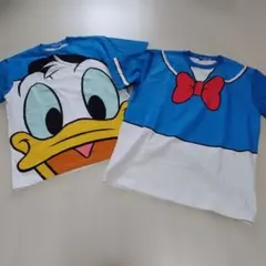 ディズニーリゾート★ドナルドTシャツ2点セット売り★訳あり