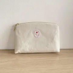 刺繍ポーチ