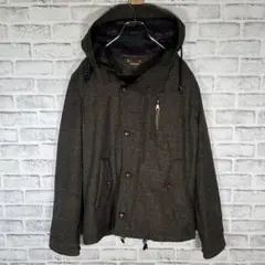 【HERE'S】ダッフルコート (XL) ブラウン 上着 カジュアル 裏ボア