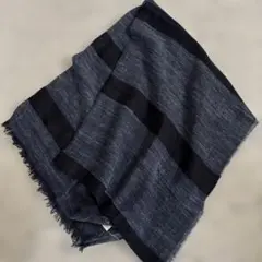 ネイビー ストライプ ストール