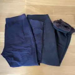 ユニクロ　メンズ　ボアスウェットパンツ　チャコールグレー　ネイビー　パンツ　XL