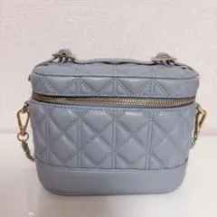 RANDA キルティング2WAYバニティバッグ BLUE ブルー