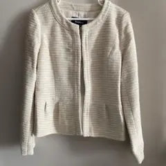 HusHushH アイボリー ジャケット Lサイズ