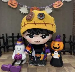 【完成品・現品販売】すのチル ハロウィンシャツコーデ＆帽子セット