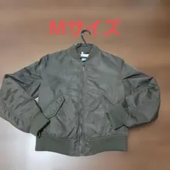 ユニクロ　MA-1 フライトジャケット カーキ
