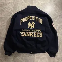 希少　90s ニューヨークヤンキース　ウール　スタジャン