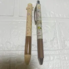 すみっコぐらし　ボールペン2本セット　えびふらいのしっぽ　ミスド