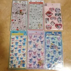 ボンボンドロップシール　ディズニー　101匹わんちゃん　スティッチ　プチドロップ