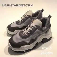 BARNYARDSTORM 金子麻貴コラボ　ダットスニーカー グレー　23cmのサムネイル