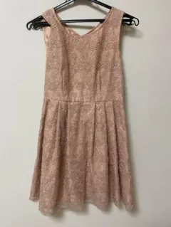 刺繍レース　ワンピース　ドレス