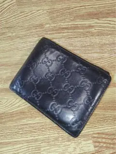 GUCCI グッチ 二つ折り財布 ブラックのサムネイル