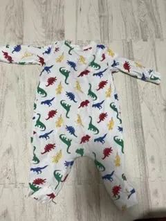 恐竜柄ロンパース 60-70cm