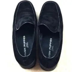 【新品未使用】Hush Puppies/ブラックスエード/27cm ハッシュパピー Hush Puppies SEVENTY EIGHT BOLD BLACK SUEDE