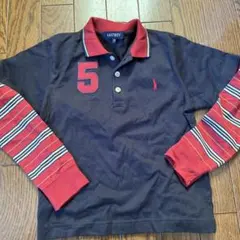 EASTBOY ポロシャツ 5番 ネイビー 赤