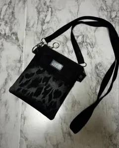 サコッシュ・ポシェット.ブラック（ハンドメイド）