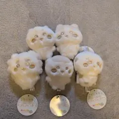 新品未使用 タグ付き ちいかわ ぬいぱれっと ミルク色 ぬいぐるみ 5個セット