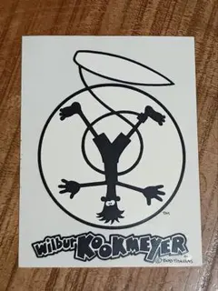Wilbur Kookmeyer　ホワイト　ステッカー　デッドストック