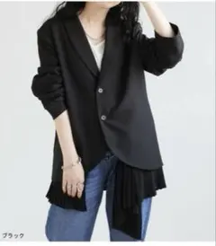 お値下げ❗️antiqua アンティカ プリーツジャケット