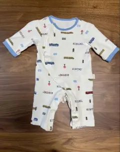 apres les cours(アプレレクール)ワッフル総柄カバーオール 60